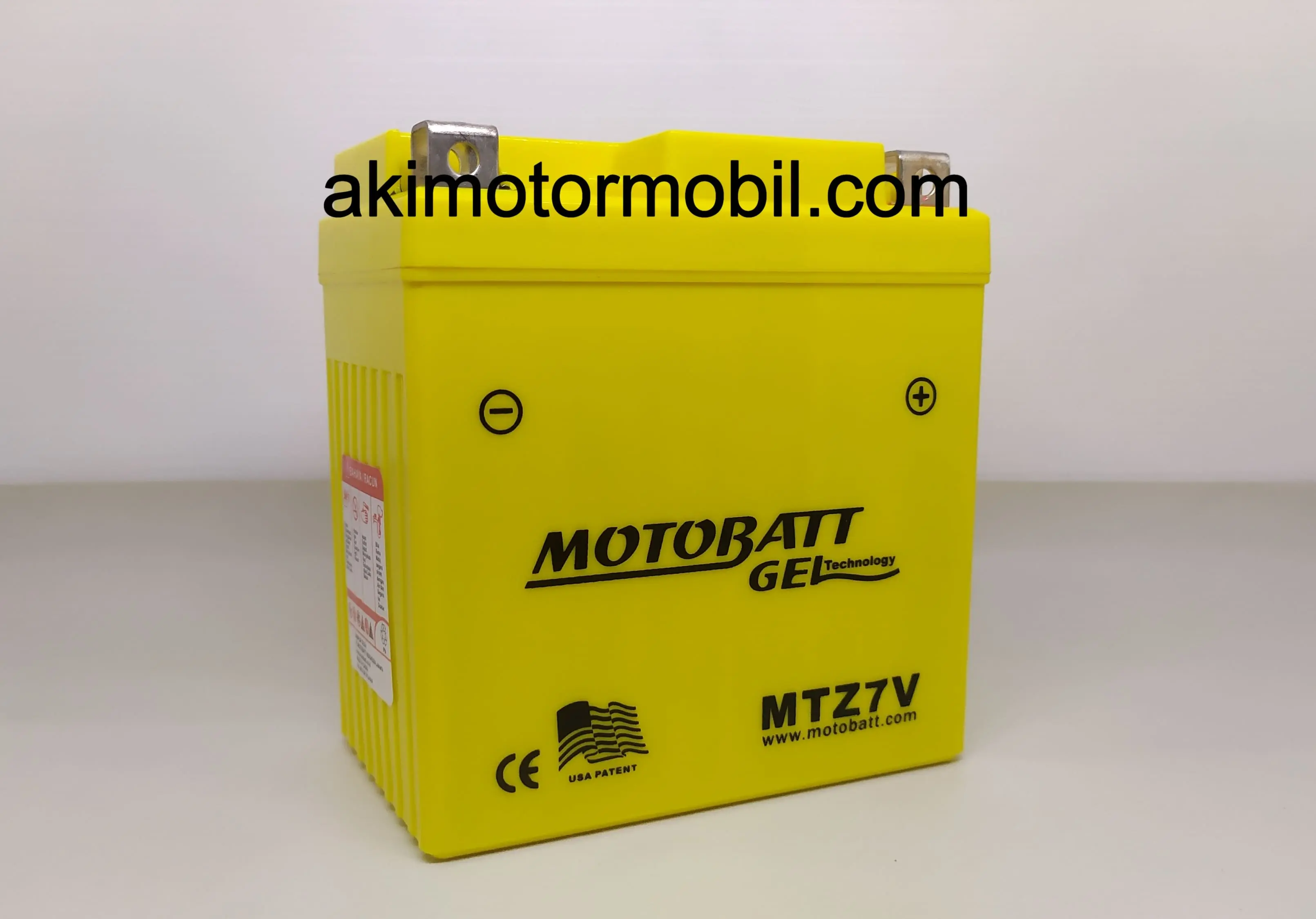 Aki Motor Honda ADV, PCX, Yamaha Lexi, Motobatt MTZ7V 7Ah, Aki Gel