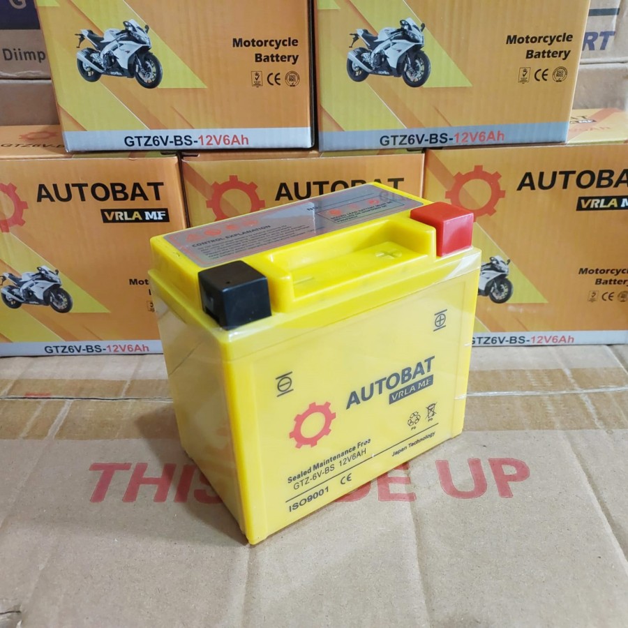 Aki Motor Vario 125 / 150, PCX 150 – Autobat GTZ6V MF Aki Kering Honda Terbaik