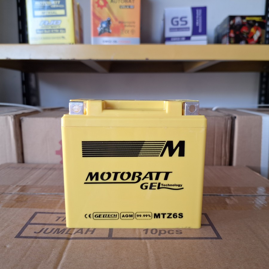 Aki Motor Vario 125, 150, PCX 150 Motobatt MTZ6S Aki Gel